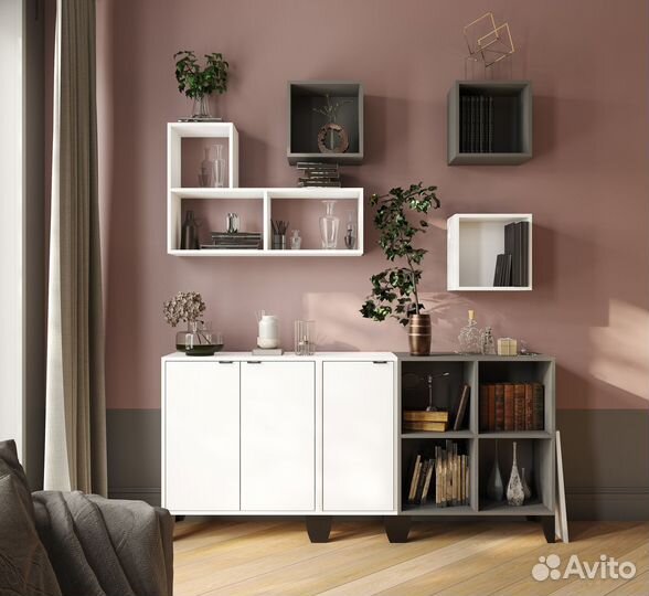 Куб-полка современный