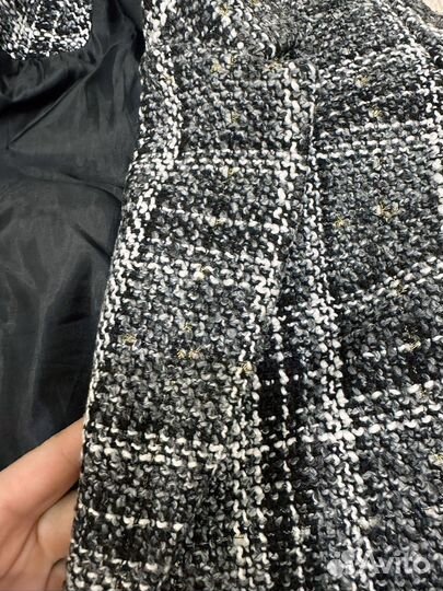 Твидовый пиджак женский 44