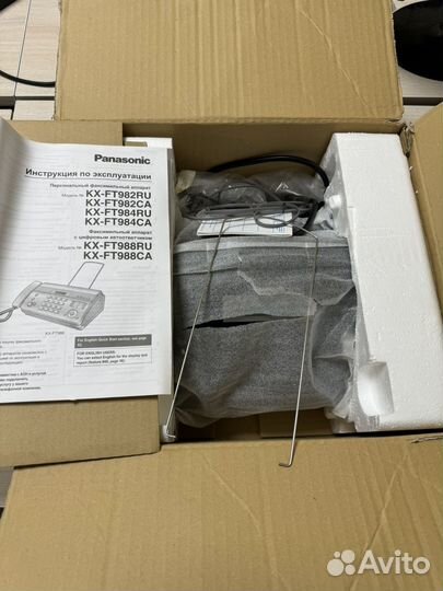 Факсимильный аппарат (факс) panasonic KX-FT982RU