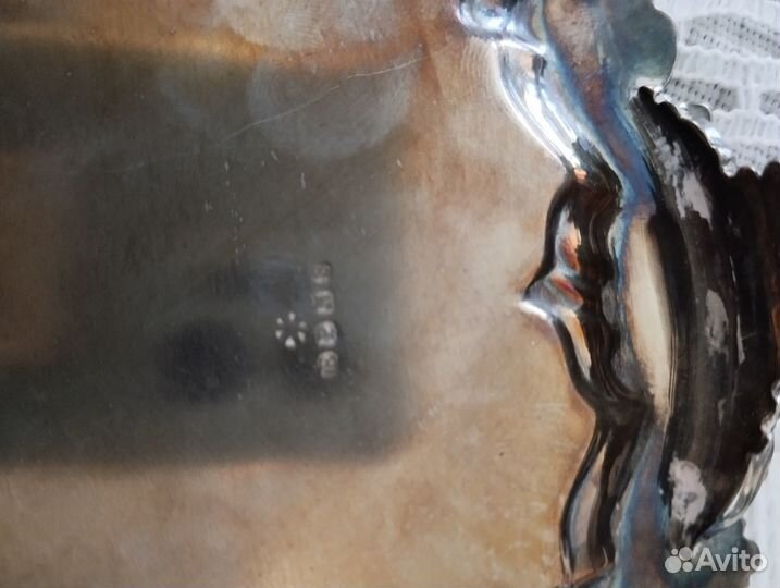 Антиквариат посуда поднос Англия, начало 20 в