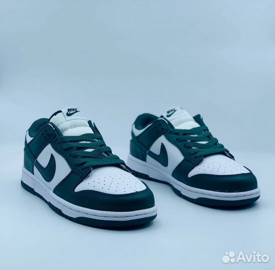 Кроссовки Nike SB Dunk Low Michigan State Green