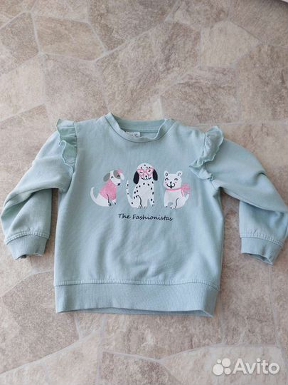 Комплект вещей на девочку 80-86р