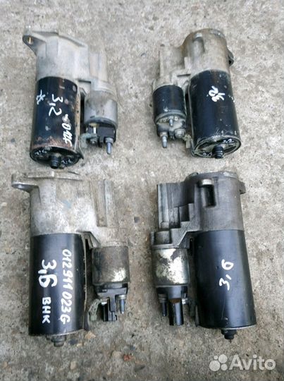 Стартер VW Туарег Порш Каен Ауди Q7 3.2 3.6 бензин