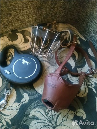 Рулетки, поводок, намордник для собак