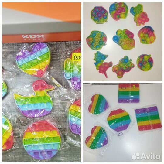 Поп-ит, симпл-димпл, мыльные пузыри, лего