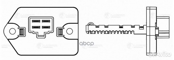 LFR 0565 Резистор э/вент. отоп. для а/м Chevrolet