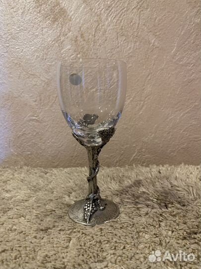 Бокал для вина из олова и стекла, Австрия