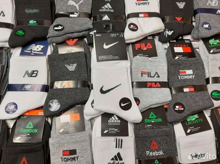 Носки Nike Adidas Puma Reebok