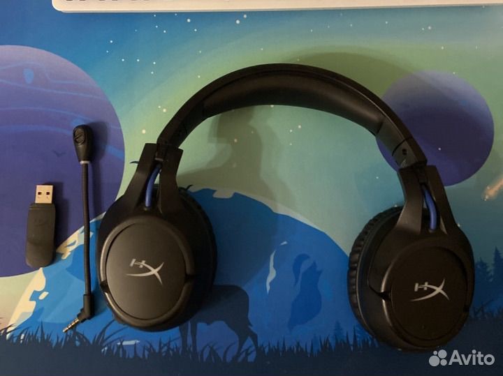 Наушники hyperx cloud flight черные