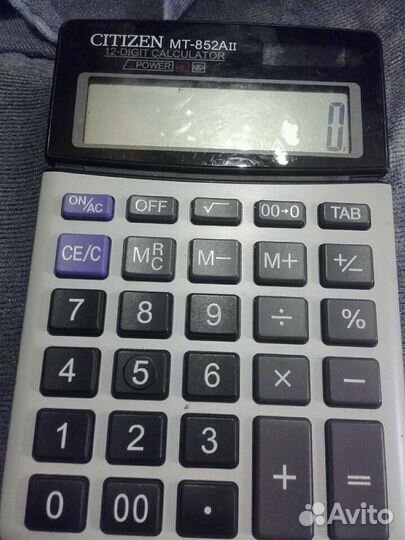 Калькулятор Citizen MT 852 a и Детектор валют