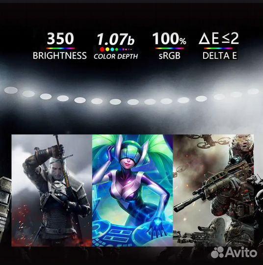 Монитор 24 дюйма 280гц full hd HDR iPS 10 bit