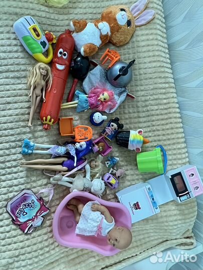 Игрушки пакетом для девочки