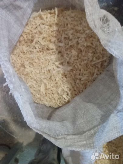Опилки стружка в мешках