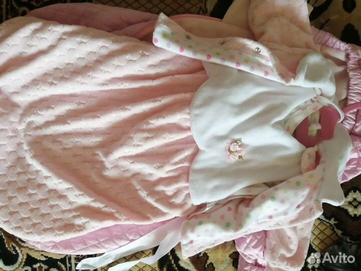 Конверт на выписку для девочки весна осень