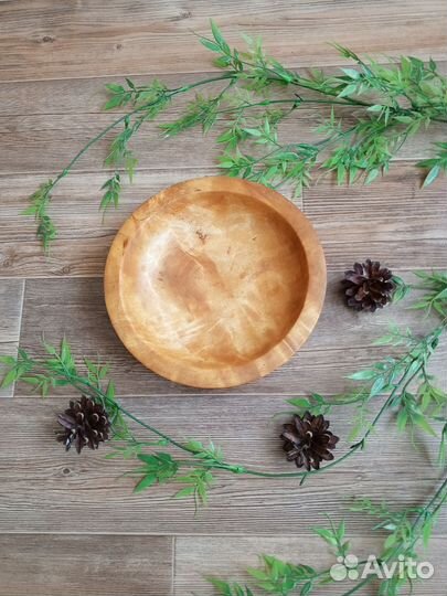 Деревянная чаша, чашка, миска