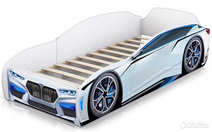 Детская кровать машинка