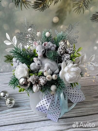 Букеты из мыла новогодние