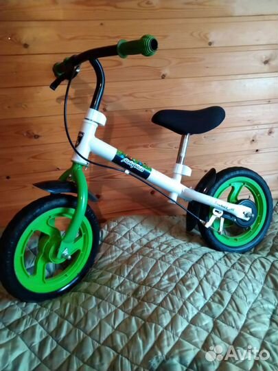 Беговел детский moby kids с тормозом