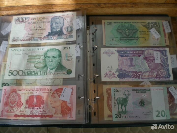 Банкноты 50 стран