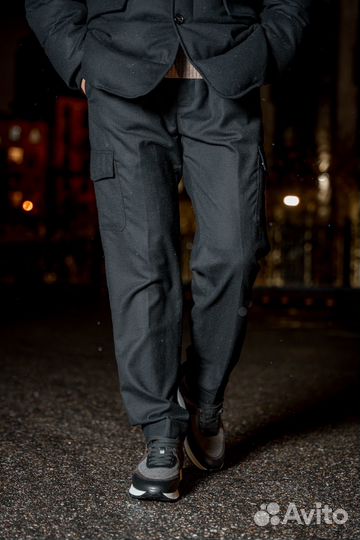 Brunello Cucinelli (Brunello Cucinelli, Брюки, 58, Черный)