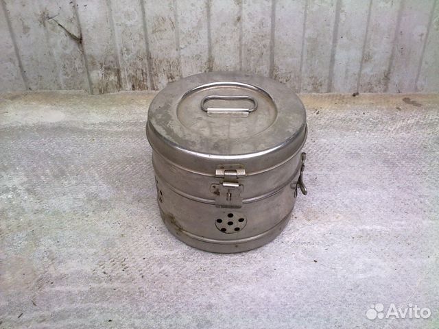 Коробка стерилизационная круглая без фильтра