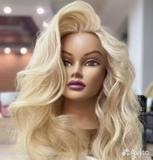 Манекен натуральные волосы