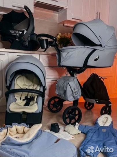 Коляска stokke 3 в 1 v6