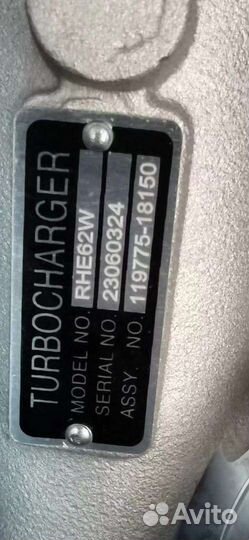 Турбокомпрессор Yanmar 119775-18150 - 1 шт