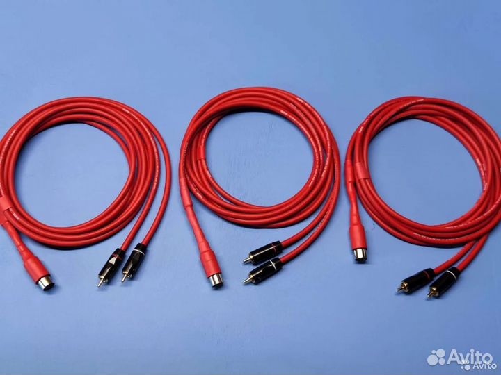 Кабель для советского усилителя 5 din-2 RCA любая