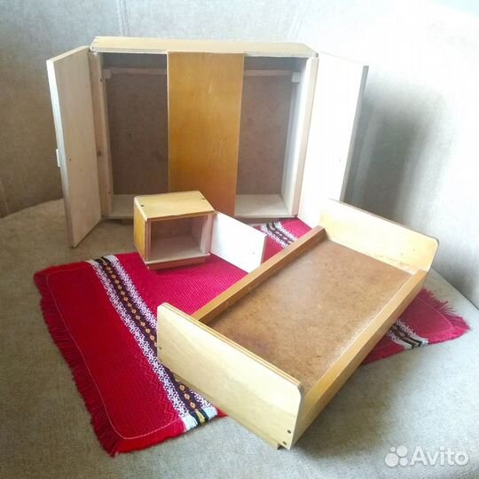 Кукольная мебель (СССР, дерево)