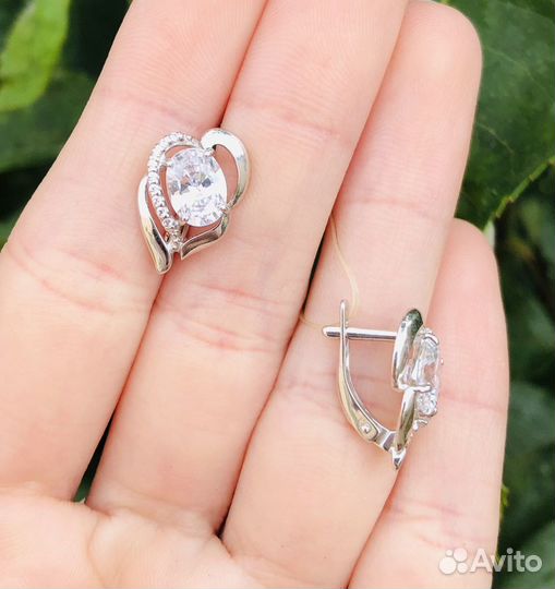 Серьги из серебра