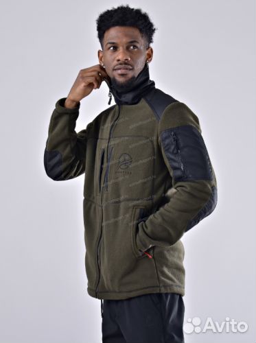 Azimuth Жакет флисовый мужской 22007-4, khaki