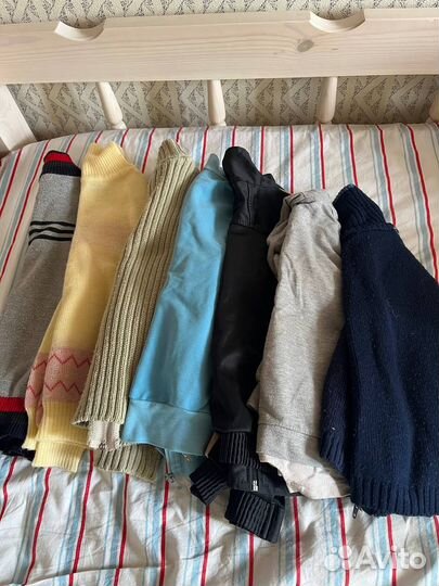 Большой мешок вещей на мальчика с 98 по 128