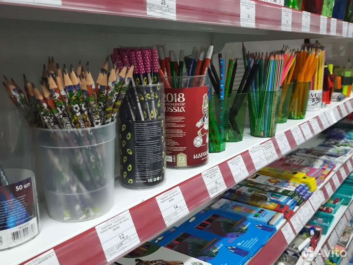 Канцелярия ручки карандаши тетради ранец бумага