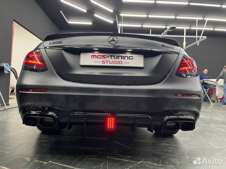 Губа решетка диффузор насадки E-class W213 дорест