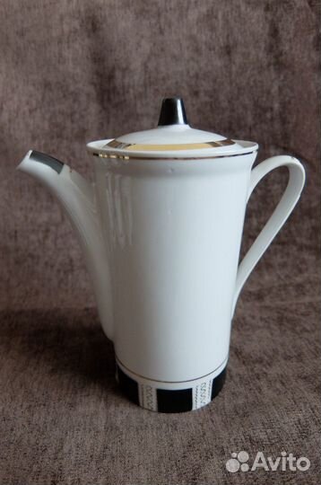 Сервиз кофейный фарфор Городница СССР винтаж