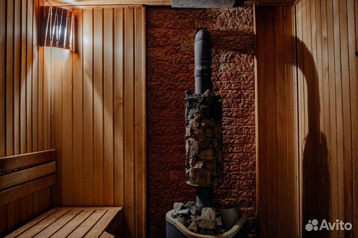 Русская баня на дровах