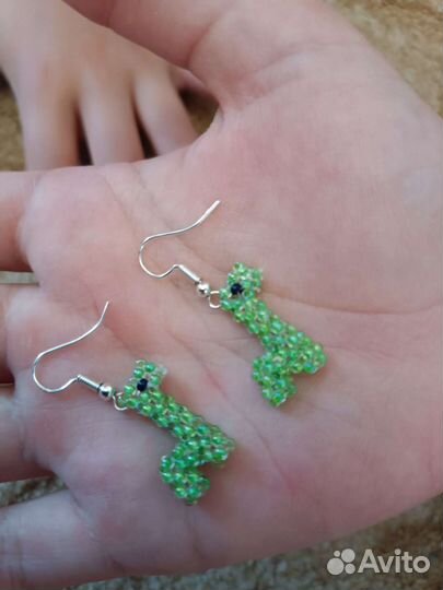 Серьги из бисера