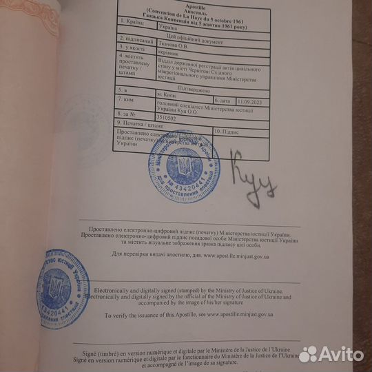 Апостиль Украины,Архив,загс,справки Украины