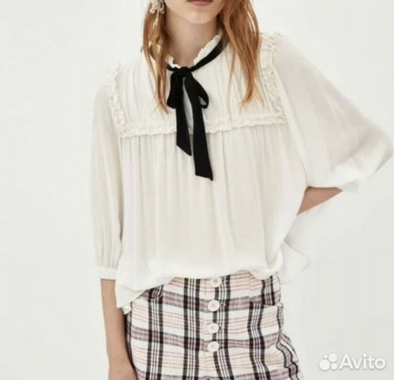 Блузка Zara в стиле винтаж, cottagecore