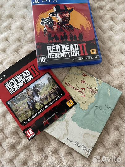Диски на ps4 red dead redemption 2