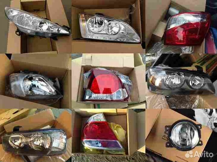 Фара левая H1+H1 С эк для mazda 6 (2005-2007)