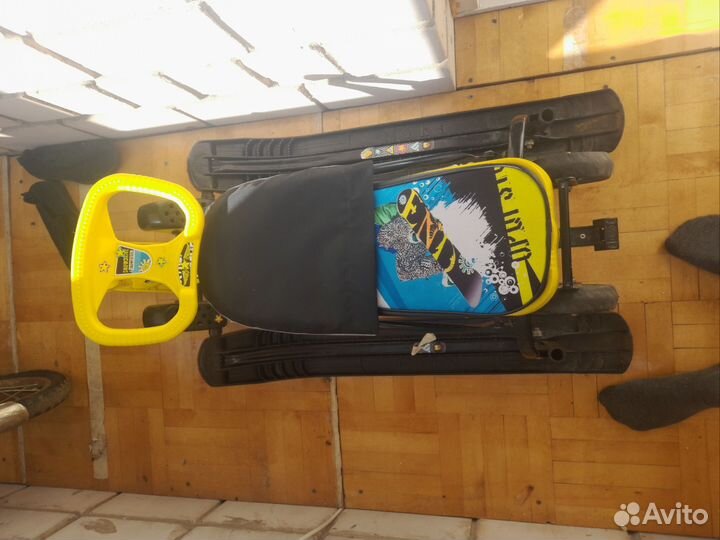 Снегокат с колесами