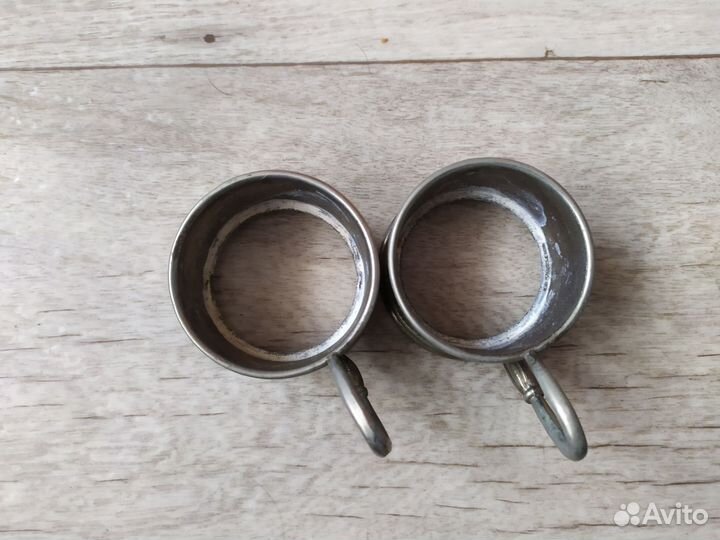 Подстаканники мельхиоровые СССР для кофе 2 шт
