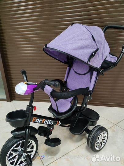 Велосипед детский с родительской ручкой