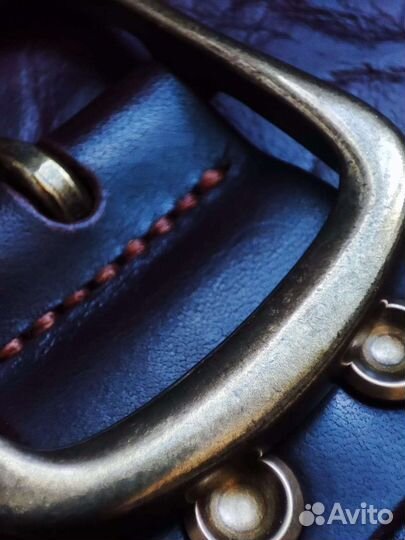 Мужской кожаный ремень ручная работа