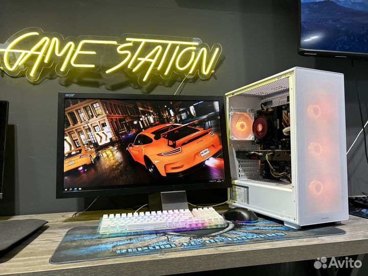 Игровой компьютер с монитором полный комплект