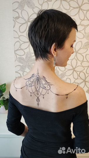 Мехенди. Временное тату.Примерка будущего тату. мк