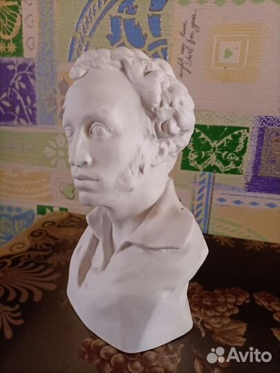 Бюст А.С. Пушкина, фарфор СССР