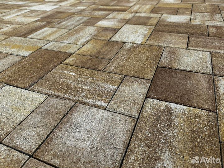 Тротуарная плитка и поребрик